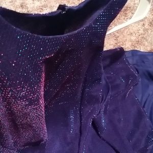 Vtg Multidimensional Sparkle Sleek Formal Dress